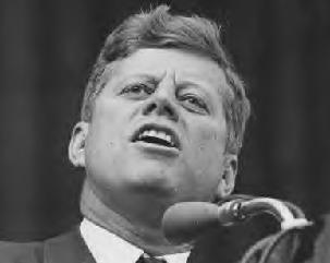 JFK on 10/14/62 during visit to Buffalo