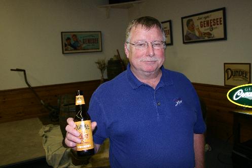 High Falls Brewmaster John Fischer is proud of his new line of Dundee craft style beers. High Falls considers John thier "Brewing Ambassador."