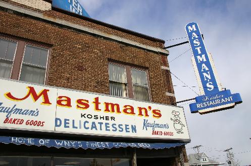Shapiro bought the deli from the Mastman family in 1980. Located at the corner of Colvin and Hertel Avenues, Mastman's was a popular eating and gathering spot for generations. 